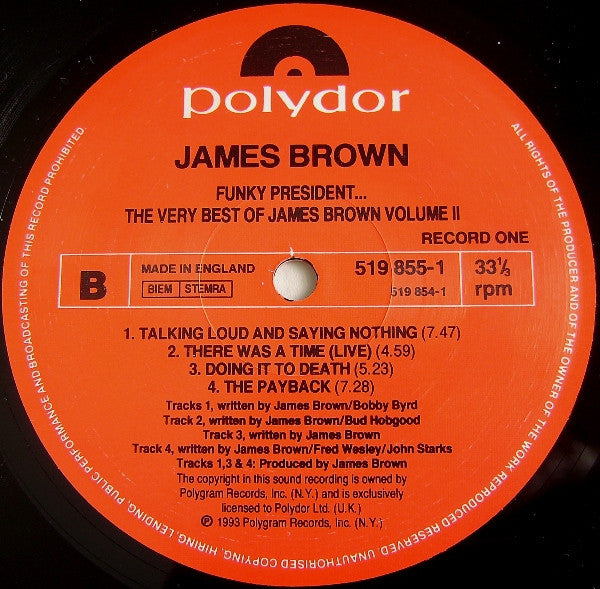 James Brown - Funky President: The Very Best Of James Brown Vol 2(2...