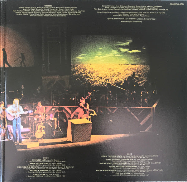 John Denver - An Evening With John Denver (2xLP, Album, RE, Gat)