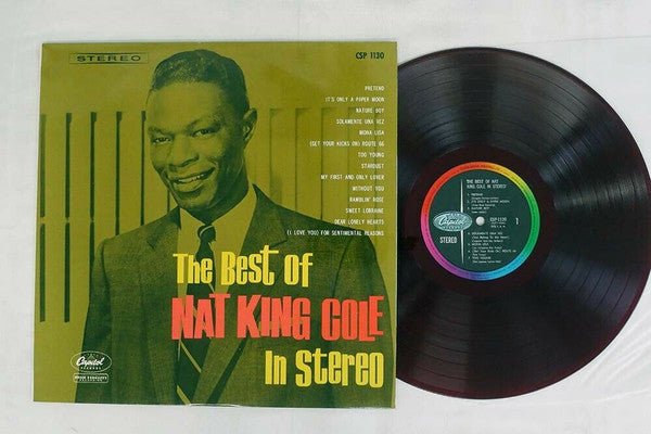 Nat King Cole - The Best Of Nat King Cole In Stereo (LP, Comp, Red)