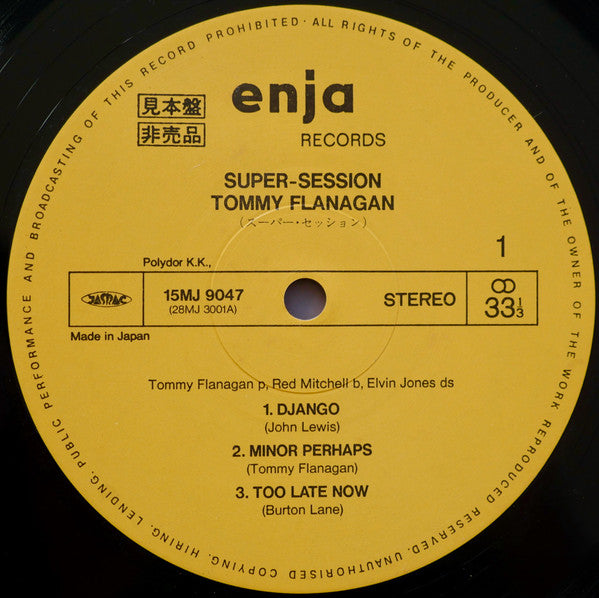 Tommy Flanagan - Super-Session(LP, Album, RE)