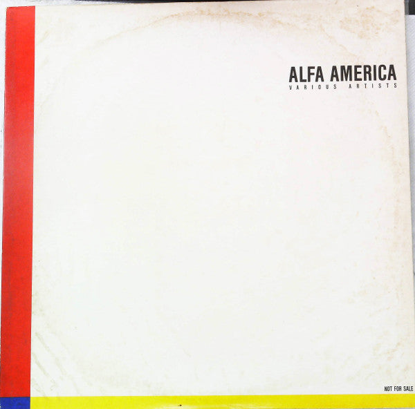 Various - Alfa America  (LP, Comp, Promo)