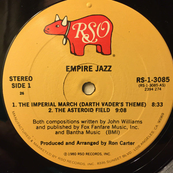 Ron Carter - Empire Jazz (LP, Album, 26)