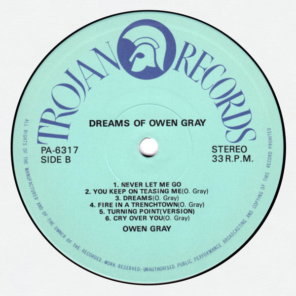 Owen Gray - Dreams Of Owen Gray (LP, Album)