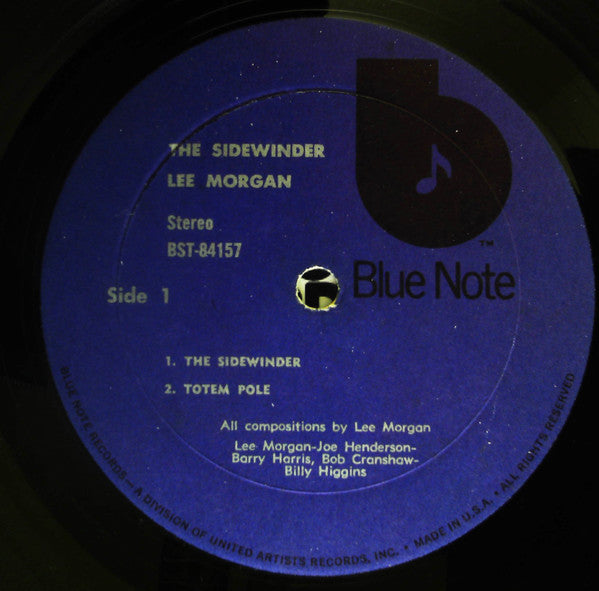 Lee Morgan - The Sidewinder (LP, Album, RE, Bla)
