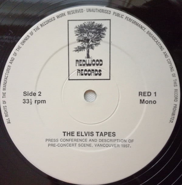 Elvis Presley - The Elvis Tapes (LP, Album, Mono)