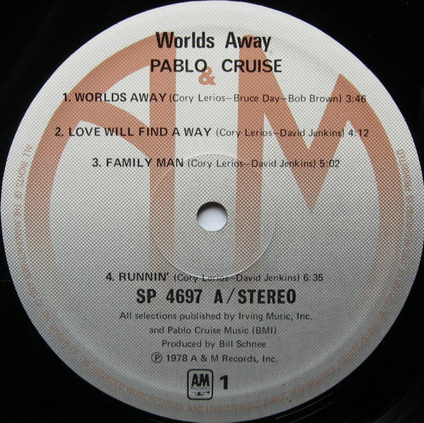 Pablo Cruise - Worlds Away (LP, Album)