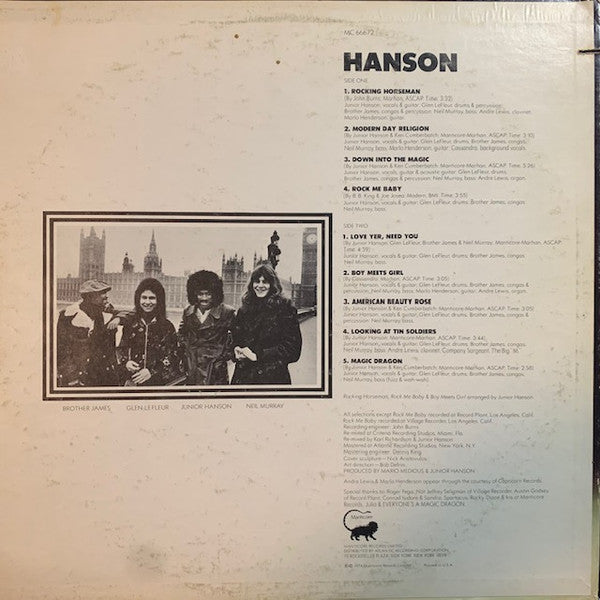 Hanson (4) - Magic Dragon (LP, Album, MO )