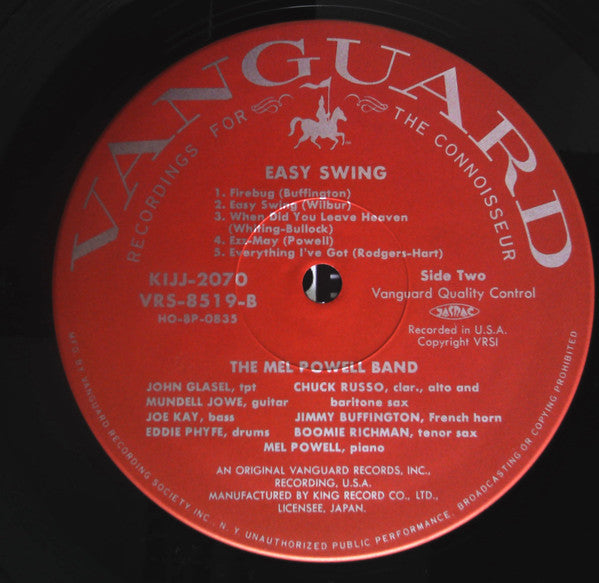 The Nat Pierce Orchestra - Easy Swing(LP, Mono, RE)