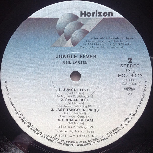 Neil Larsen - Jungle Fever (LP, Album)