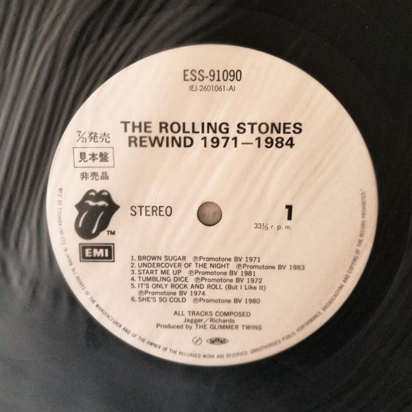 The Rolling Stones - Rewind (1971-1984) (LP, Comp, Promo)