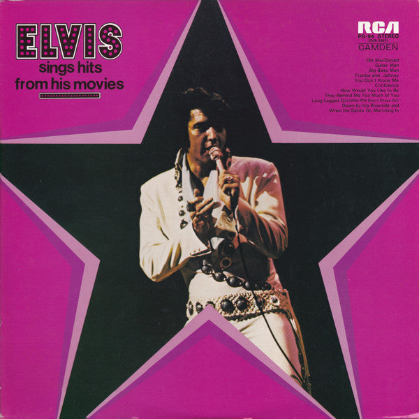 Elvis Presley - Elvis Sings Hits From His Movies (LP, Comp, RE)
