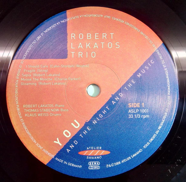 Robert Lakatos Trio - You And The Night And The Music (LP, Album)