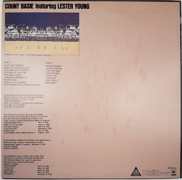 Count Basie - Count Basie Featuring Lester Young(LP, Comp, Mono)