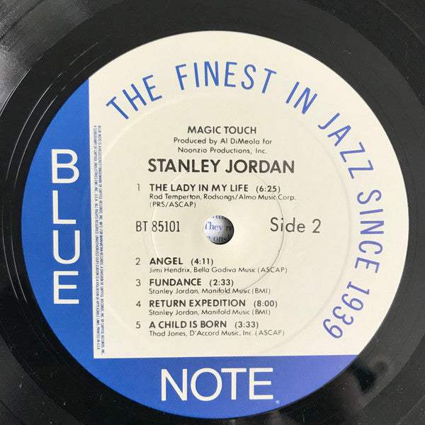 Stanley Jordan - Magic Touch (LP, Album, Jac)