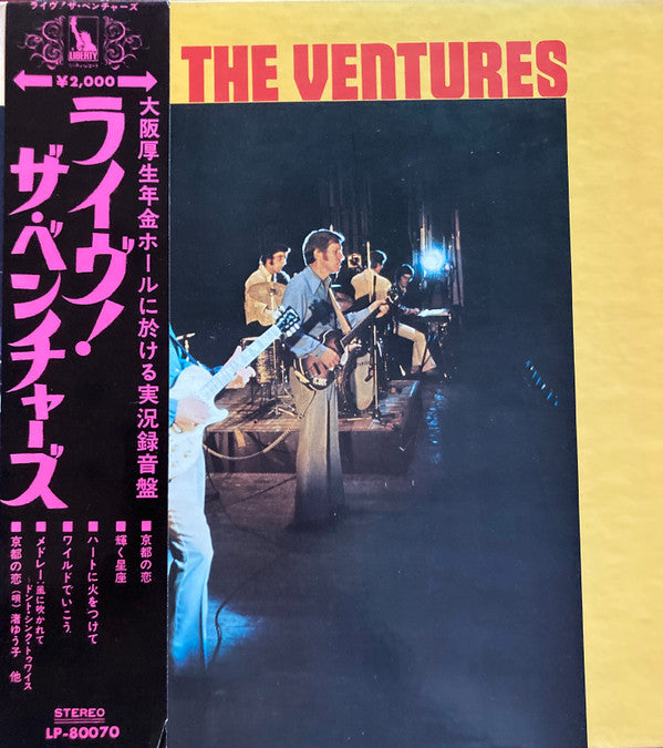 The Ventures - Live! (LP, Album, Bla)