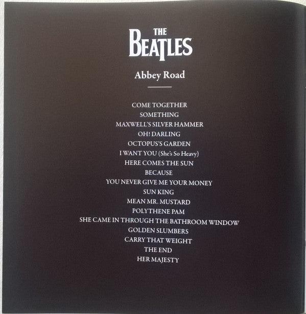 The Beatles - Abbey Road (LP, Album, RE, RM, 180)