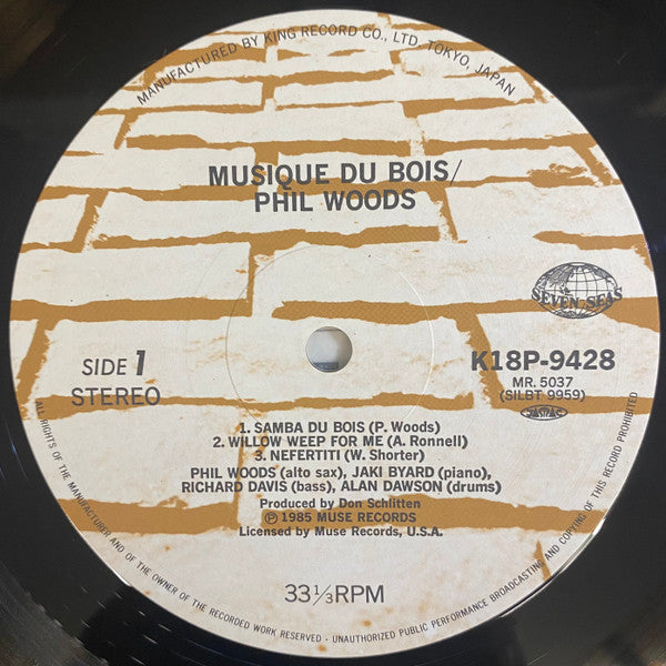Phil Woods - Musique Du Bois (LP, Album, RE)