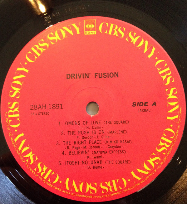 Various - Drivin' Fusion (LP, Album)