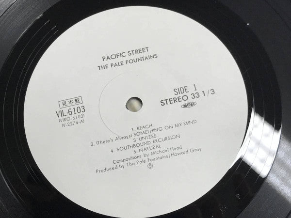 The Pale Fountains - Pacific Street (LP, Album, Promo)