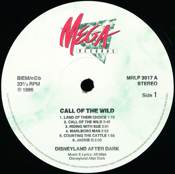 Disneyland After Dark* - Call Of The Wild (LP, Album)