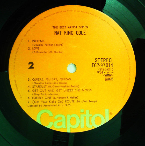 Nat King Cole - The Best (LP, Comp, Promo)