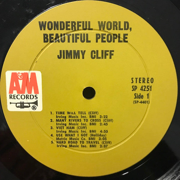 Jimmy Cliff - Wonderful World, Beautiful People (LP, Album, RE, Ter)