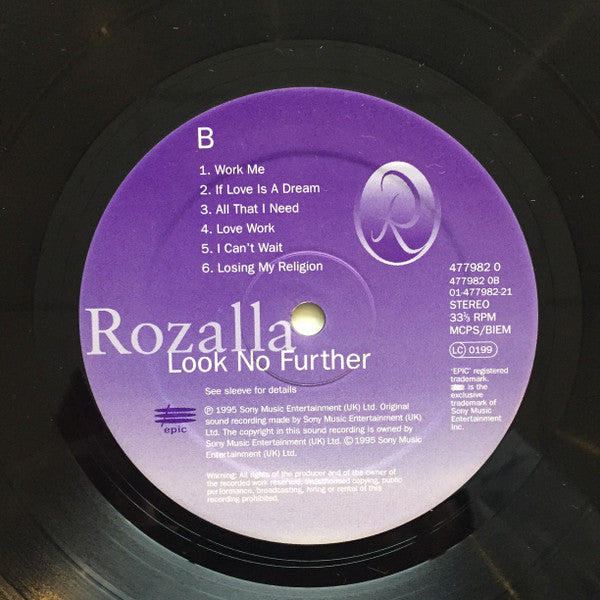 Rozalla - Look No Further (LP, Album)