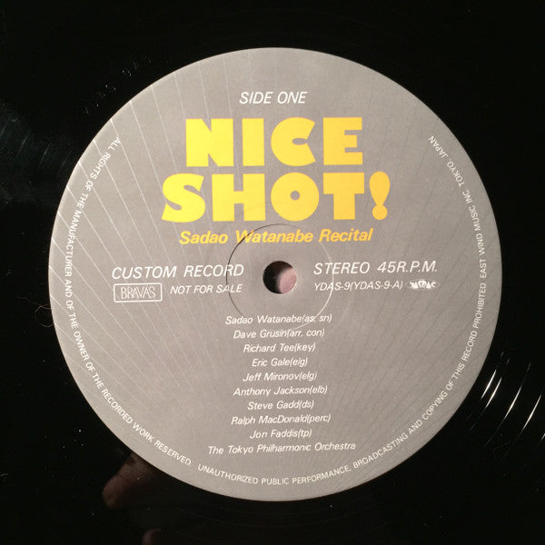 Sadao Watanabe - Nice Shot! / Recital  (12"", Promo)