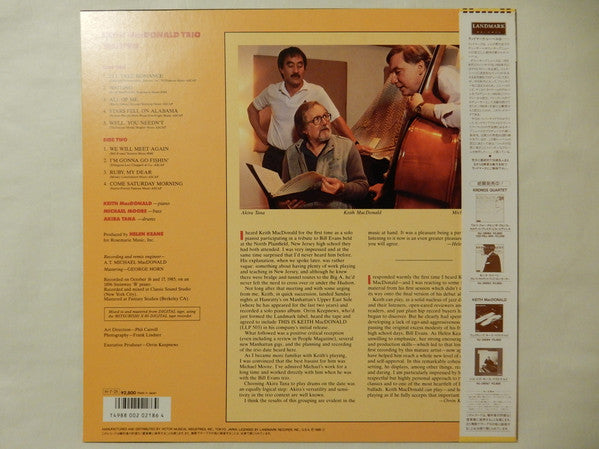 Keith MacDonald Trio - Waiting (LP, Album)