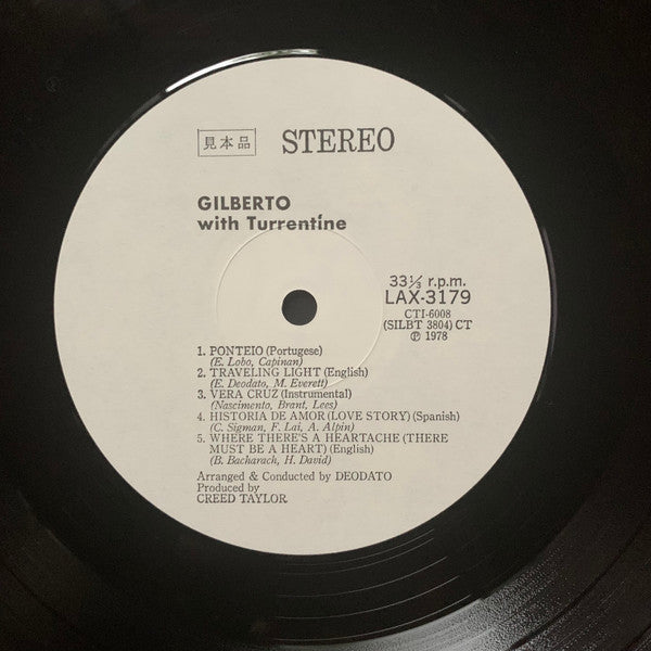 Astrud Gilberto - Gilberto With Turrentine(LP, Album, Ltd, Promo, RE)
