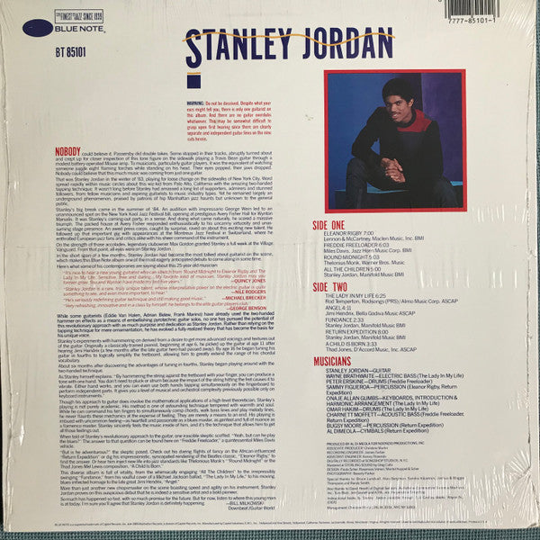 Stanley Jordan - Magic Touch (LP, Album, Jac)