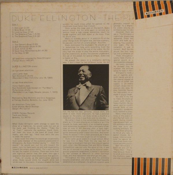 Duke Ellington - The Pianist (LP, Promo)