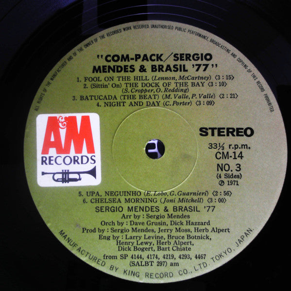 Sergio Mendes & Brasil '77* - Com-Pack (2xLP, Comp, Pla)