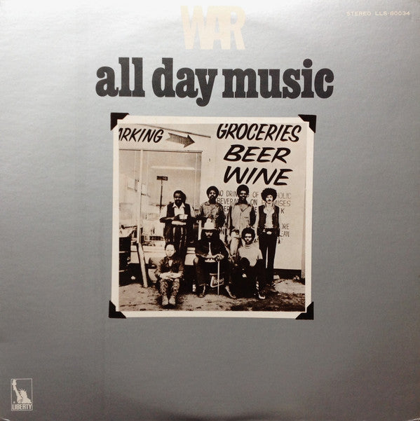 War = ウォー* - All Day Music = オール・デイ・ミュージック (LP, Album)