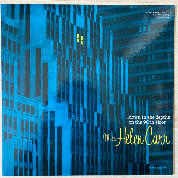 Helen Carr - ...Down In The Depths On The 90th Floor(10", Album, Mono)