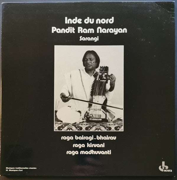 Pandit Ram Narayan* - Inde Du Nord (LP, Album, RE)
