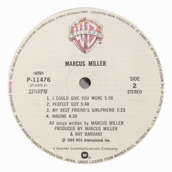Marcus Miller - Marcus Miller (LP, Album)