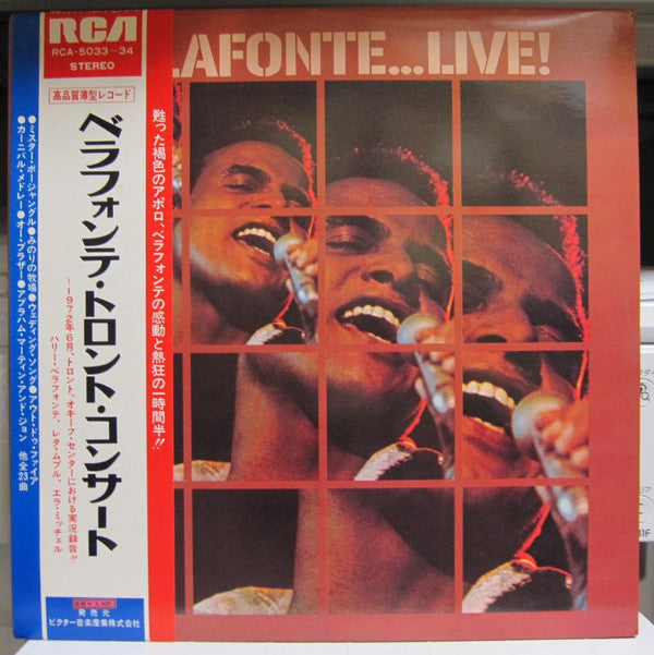 Harry Belafonte - Belafonte ...Live! (2xLP, Album)