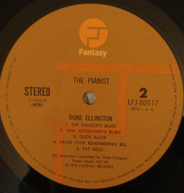 Duke Ellington - The Pianist (LP, Promo)