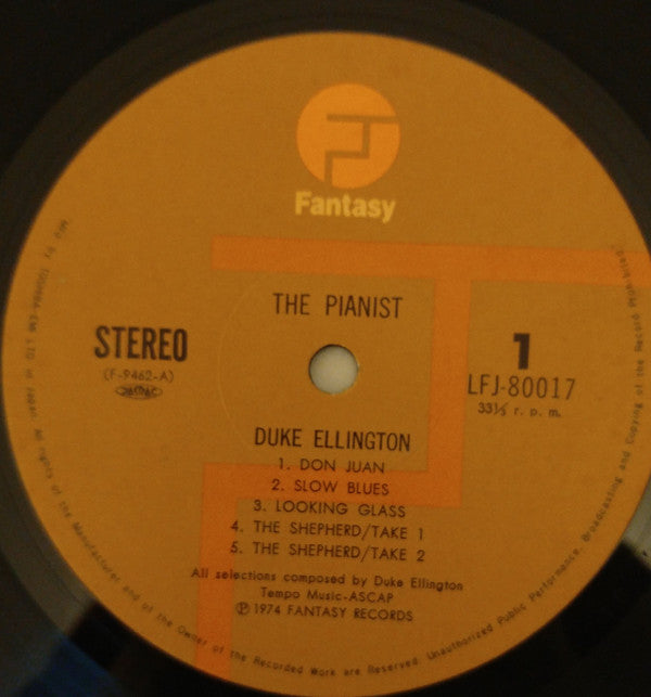 Duke Ellington - The Pianist (LP, Promo)