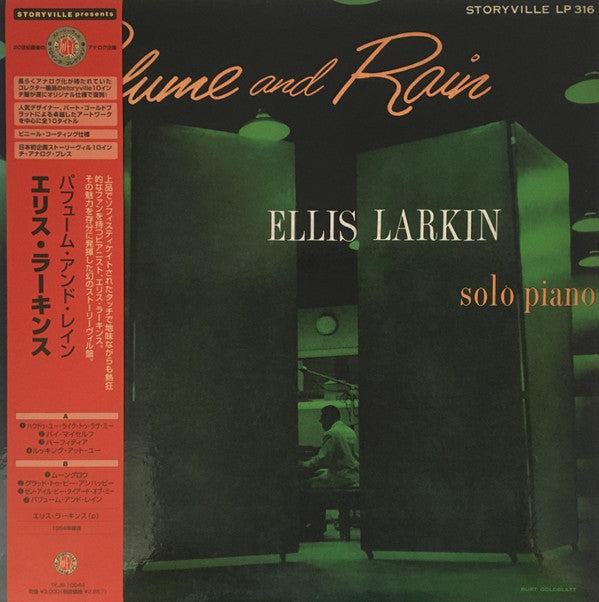 Ellis Larkin* - Perfume And Rain: Solo Piano (10"", Album, Mono, RE)