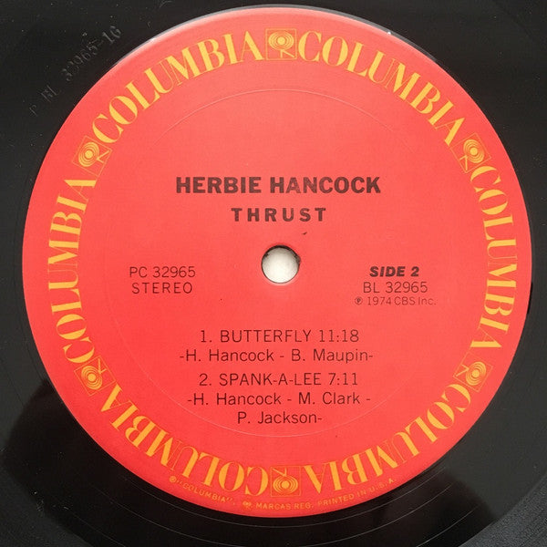 Herbie Hancock - Thrust (LP, Album, San)