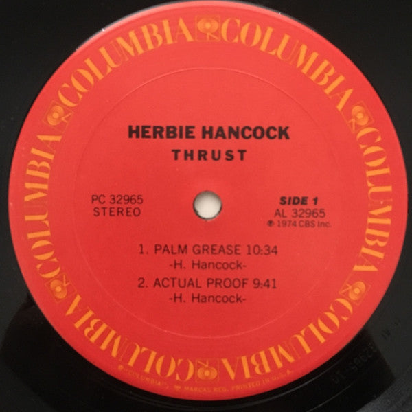 Herbie Hancock - Thrust (LP, Album, San)
