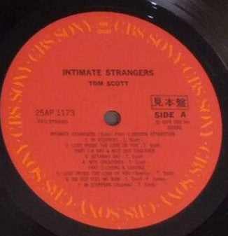 Tom Scott - Intimate Strangers (LP, Album, Promo)