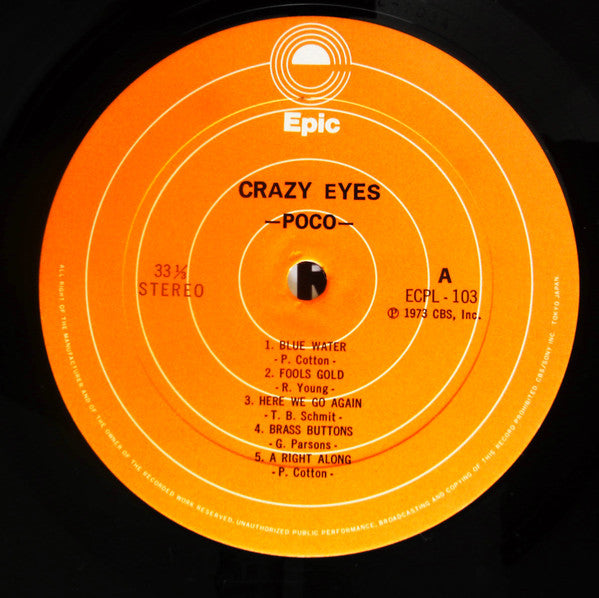 Poco (3) - Crazy Eyes (LP)