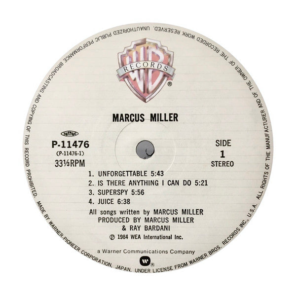 Marcus Miller - Marcus Miller (LP, Album)