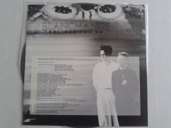 Blancmange - Believe You Me (LP, Album, Promo)