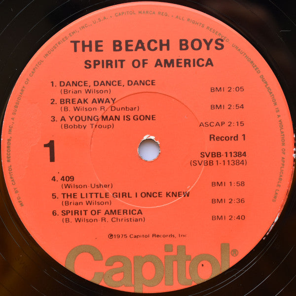 The Beach Boys - Spirit Of America (2xLP, Comp, RP, Los)