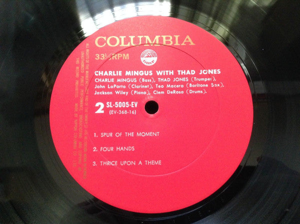 Charles Mingus - Charlie Mingus With Thad Jones(LP, Comp)