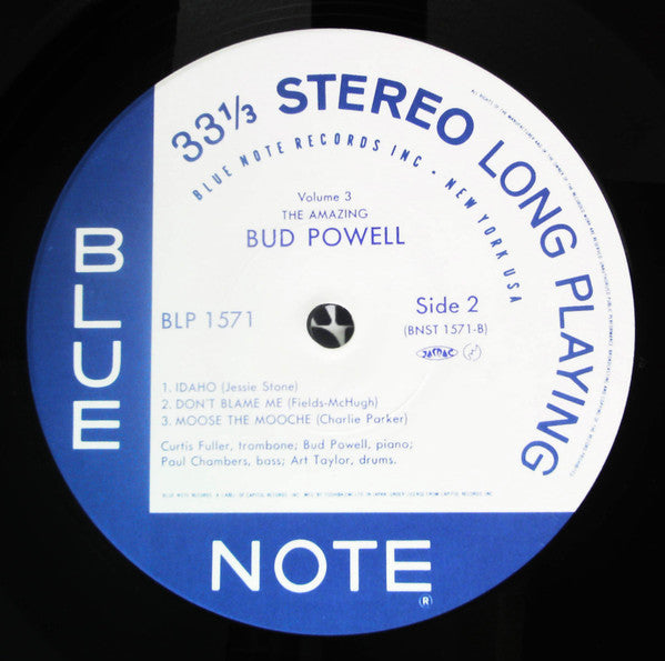 Bud Powell - The Amazing Bud Powell, Vol. 3 - Bud! (LP, Album, RE)